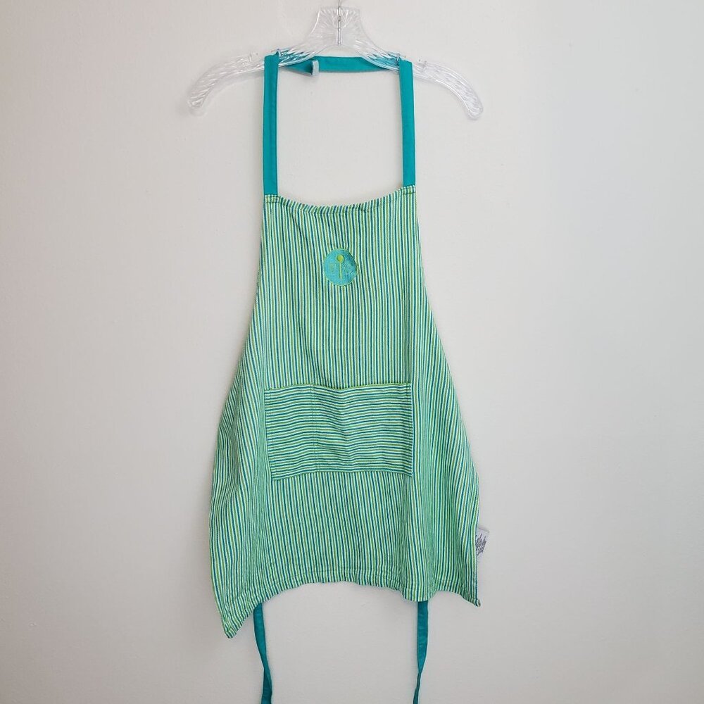 Pampered Chef striped cotton apron - Picture 8 of 8